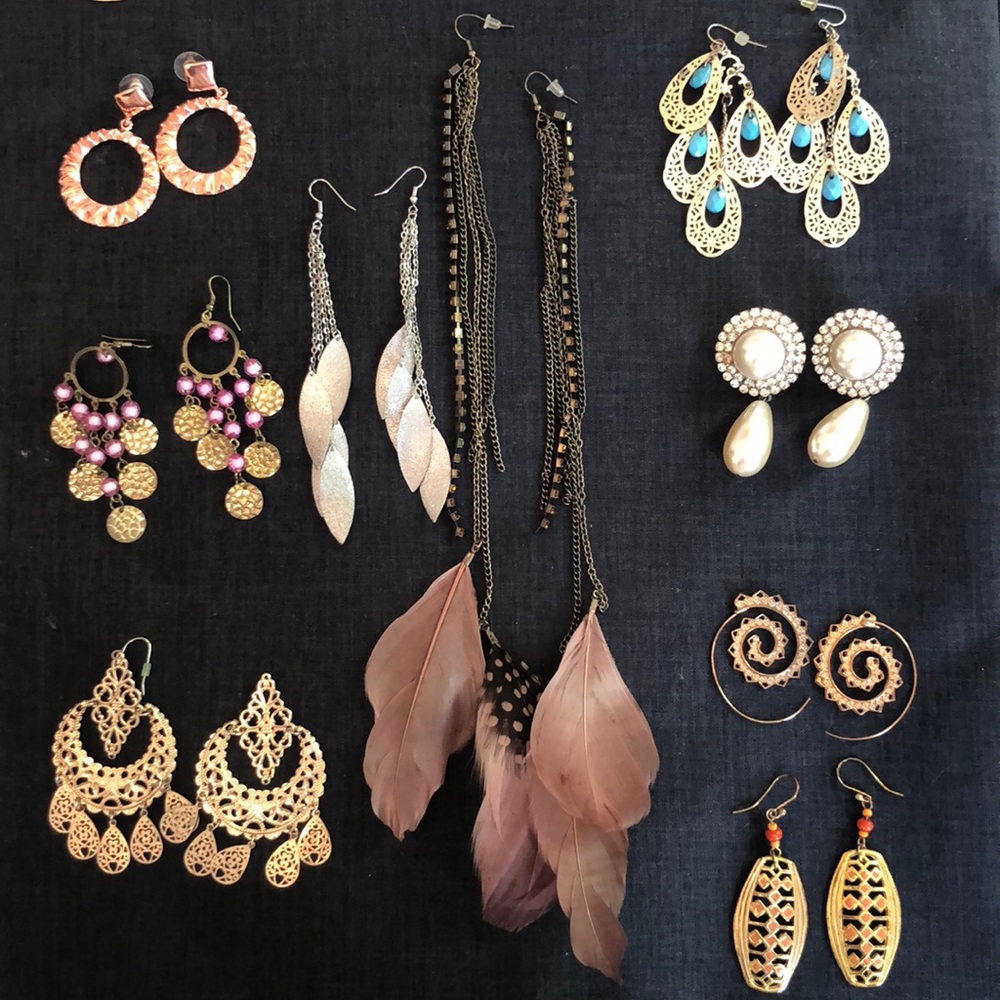 Various earrings